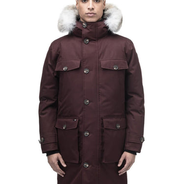 CITIZEN MEN'S TAILORED PARKA MERLOT