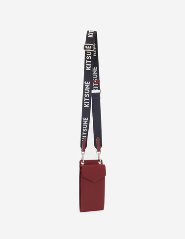 MAISON KITSUNÉ NECK POUCH WINE LEES