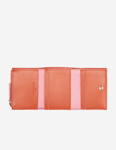 MAISON KITSUNÉ <br>PROFILE FOX ULTRA COMPACT WALLET WINE LEES