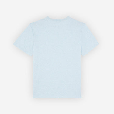 Double Monochrome Fox Head Patch Classic Tee-shirt Blue Haze Melange