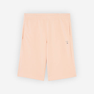 Tonal Fox Head Patch Jog Shorts Peach