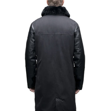 Quinton Men's Shawl Collar Coat Black